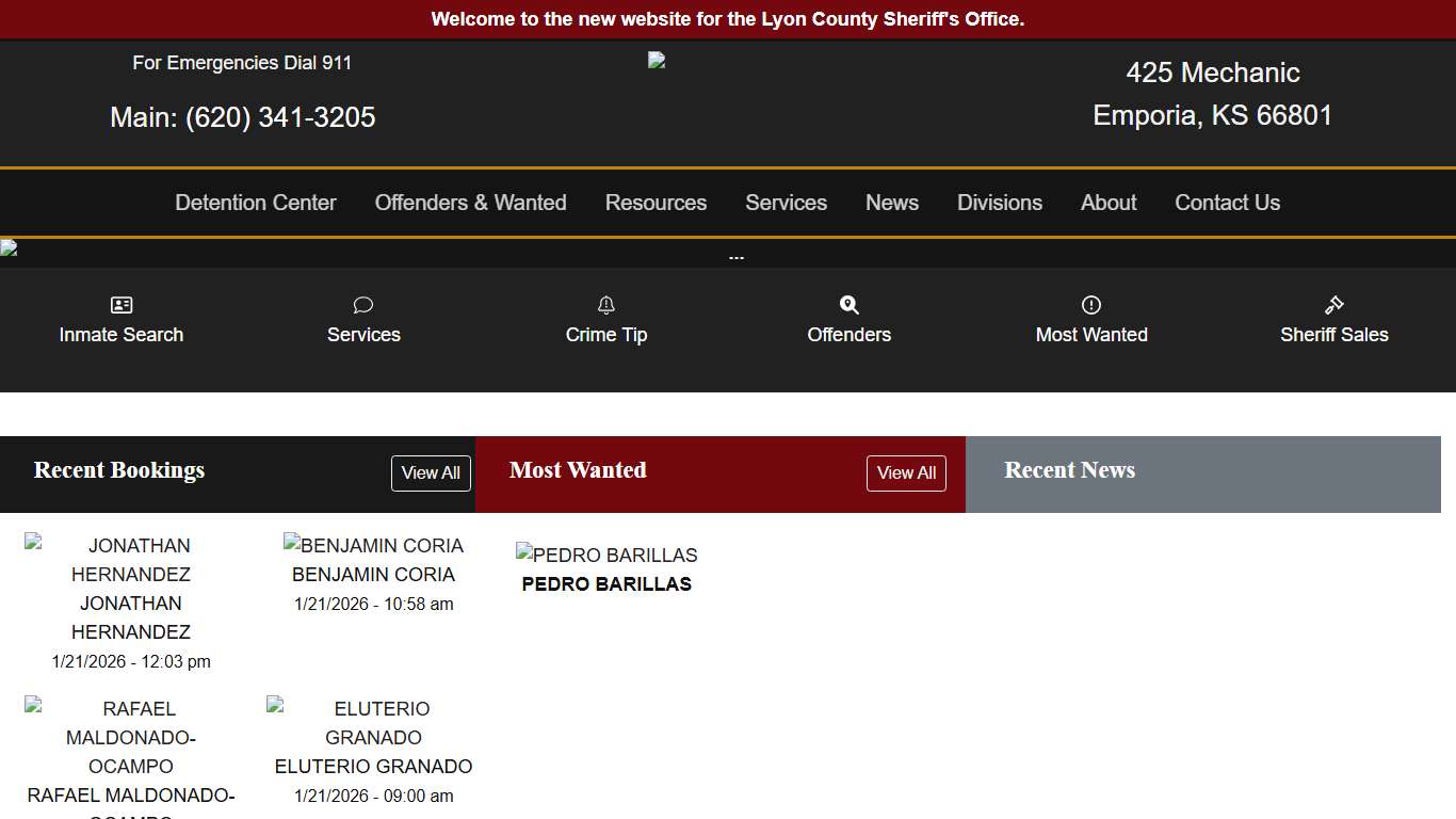 Lyon County Sheriff's Office Lyon KS